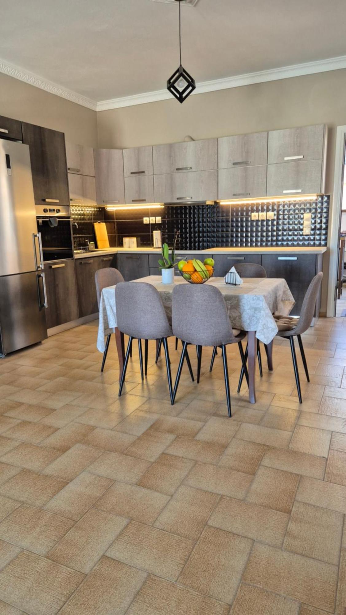 Modern Central Αpt 500M From The Beach. Chrissi Akti Chania Exterior foto