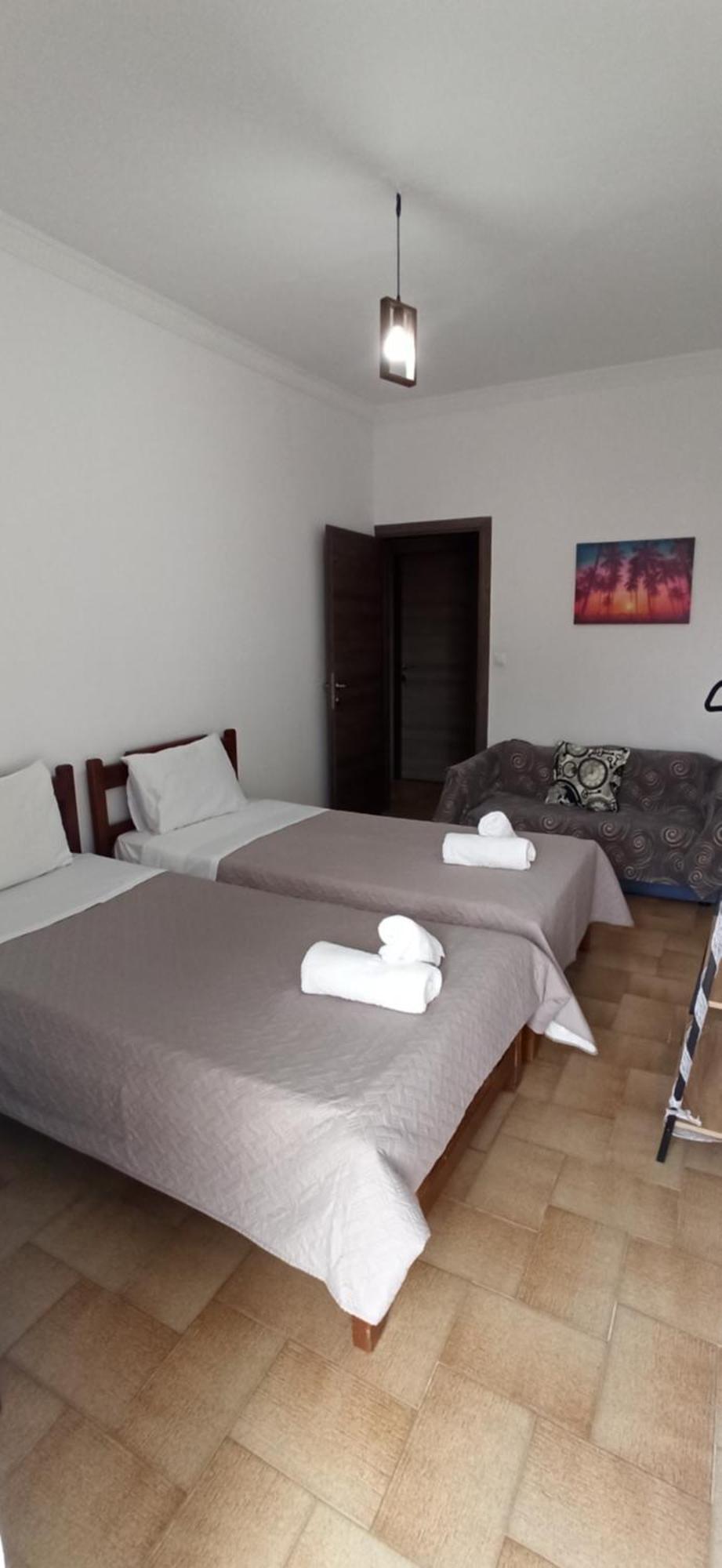 Modern Central Αpt 500M From The Beach. Chrissi Akti Chania Exterior foto