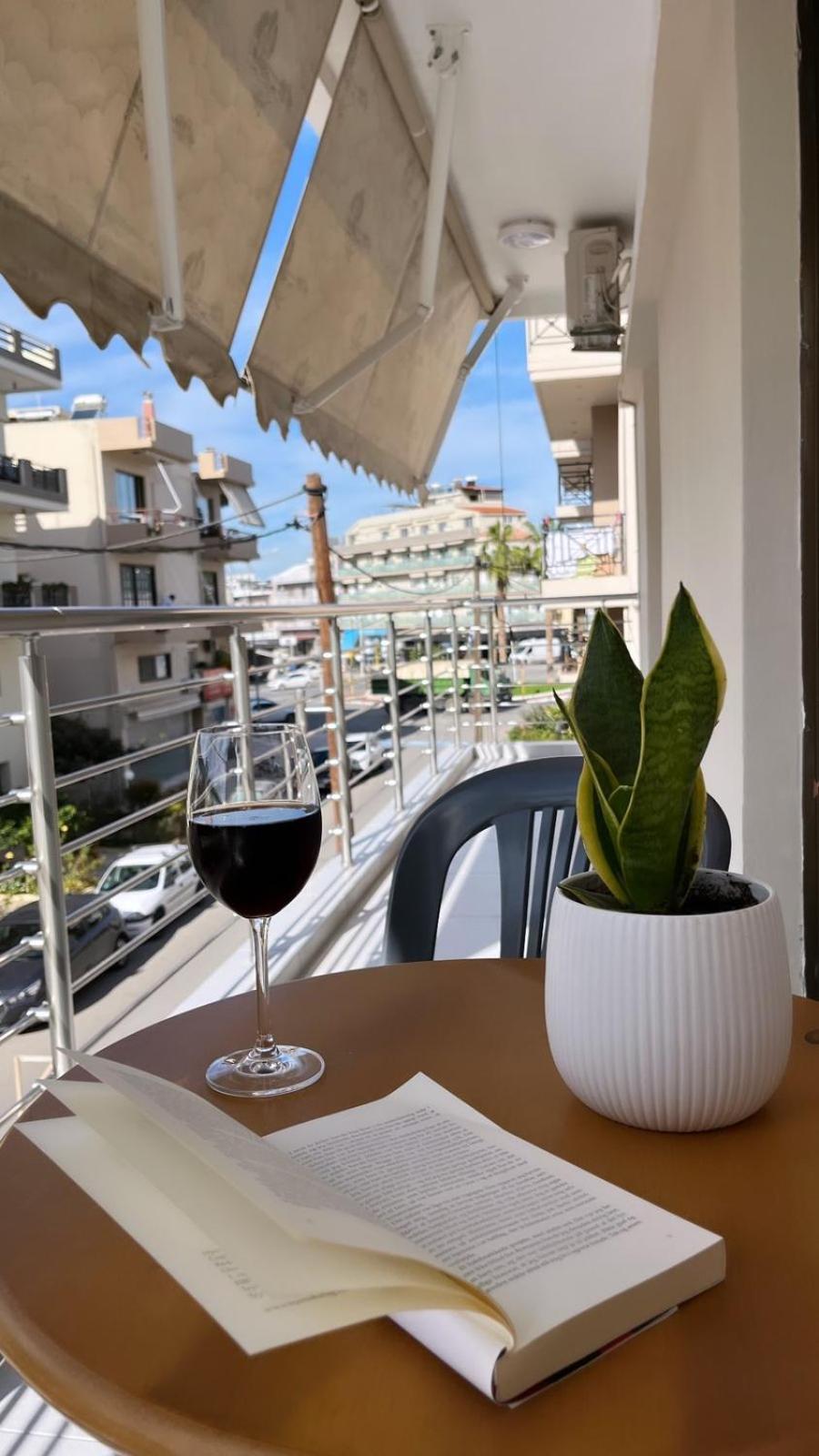 Modern Central Αpt 500M From The Beach. Chrissi Akti Chania Exterior foto