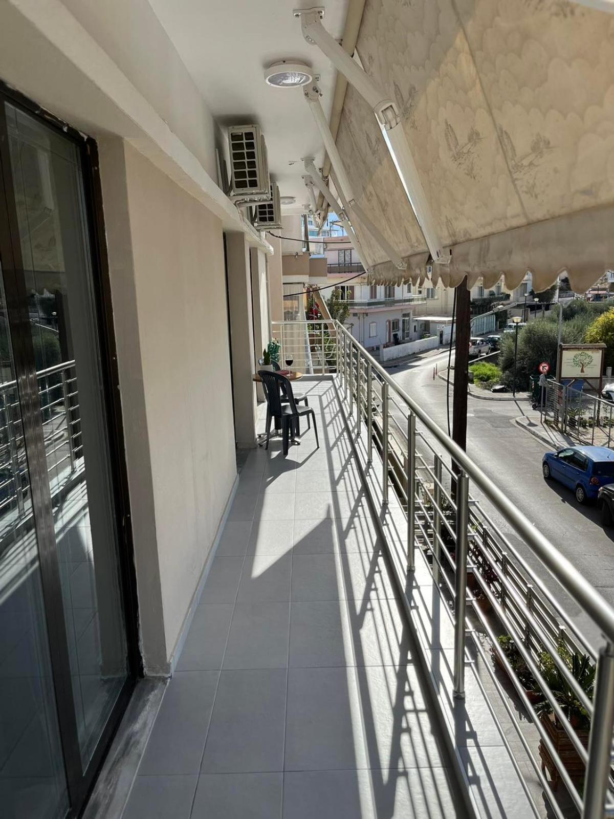 Modern Central Αpt 500M From The Beach. Chrissi Akti Chania Exterior foto